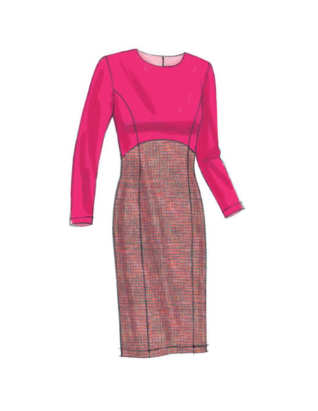 Molde de vestido - Vogue 9202