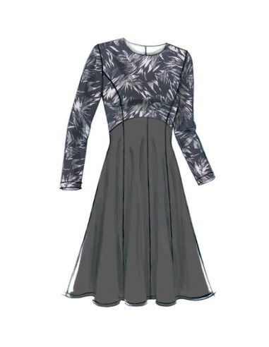 Molde de vestido - Vogue 9202