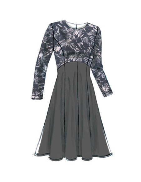Molde de vestido - Vogue 9202
