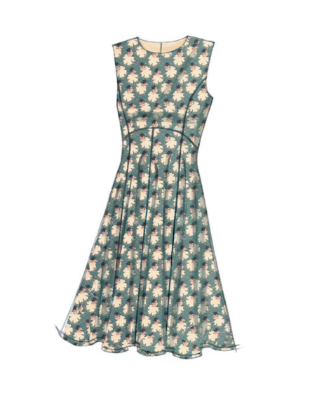 Molde de vestido - Vogue 9202