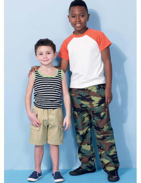 Padrão de blusa, shorts e calça - McCall's 7379