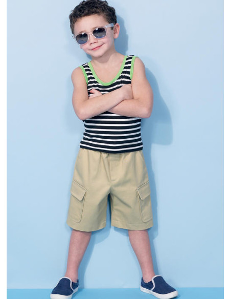 Padrão de tops, shorts e calças - McCall's 7379