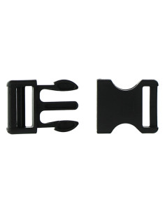 Fivela banana 20 mm - Preto 2