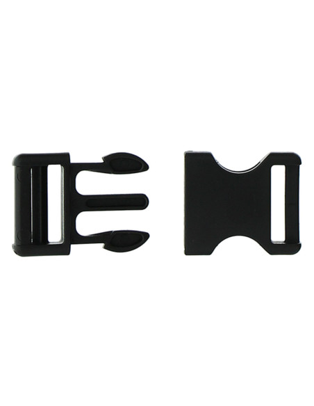 Fivela banana 20 mm - Preto