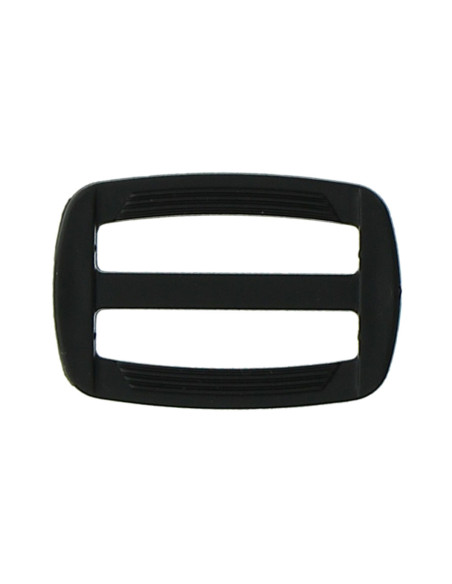 Fivela deslizante de plástico preto 30 mm