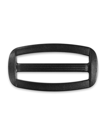 Fivela deslizante de plástico preto 40 mm