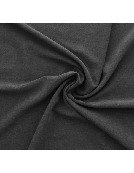 Tecido crepe viscose - Cinza escuro