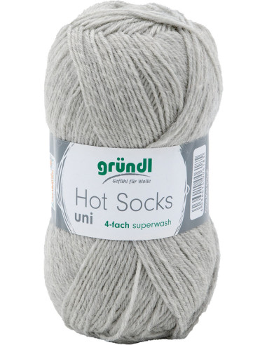Lã para meias Hot Socks uni 50 Gründl