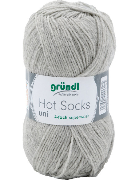 Lã para meias Hot Socks uni 50 Gründl