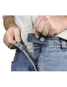 Botões de extensão em plástico Easy Fit para jeans