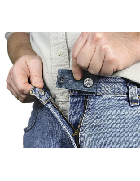 Botões de extensão em plástico Easy Fit para jeans