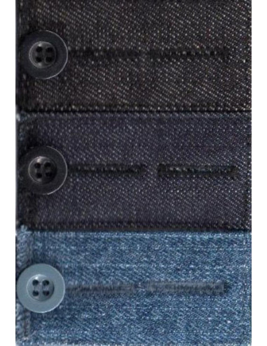 Botões de extensão em plástico Easy Fit para jeans