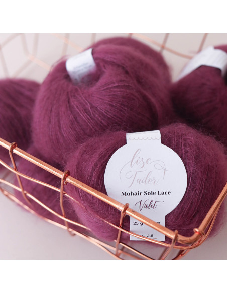 Lã Mohair Seda Lace Lise Tailor