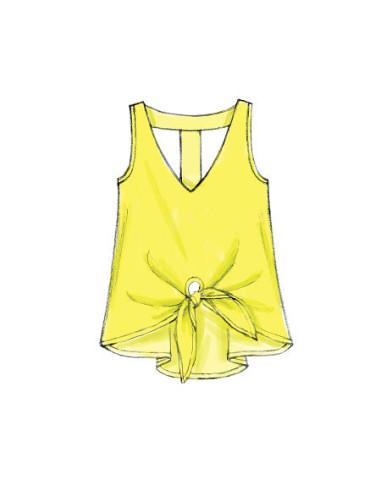 Padrão de blusas e túnicas - McCall's 6960