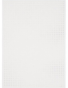 Conjunto de 10 folhas de cartão para bordar - Branco