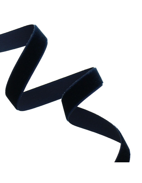 Fita de veludo - Azul marinho escuro