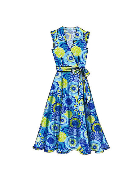Molde de vestidos e cinto - McCall's 6959