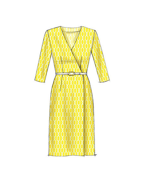 Molde de vestidos e cinto - McCall's 6959