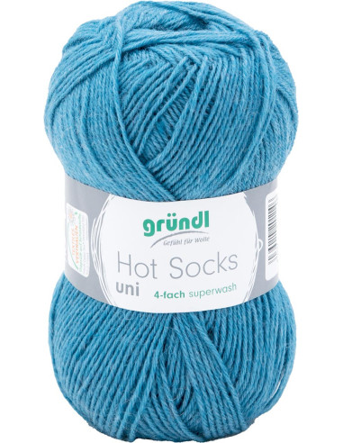 Lã para meias Hot Socks uni 50 Gründl
