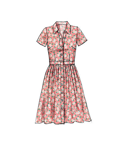 Molde de vestidos e combinação - McCall's 6696
