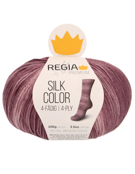 Lã para meias Regia Silk Color
