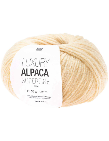 Lã Luxury Alpaca Superfine Aran Rico Design