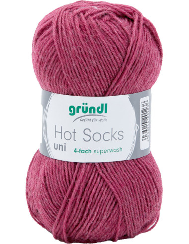 Lã para meias Hot Socks uni 50 Gründl
