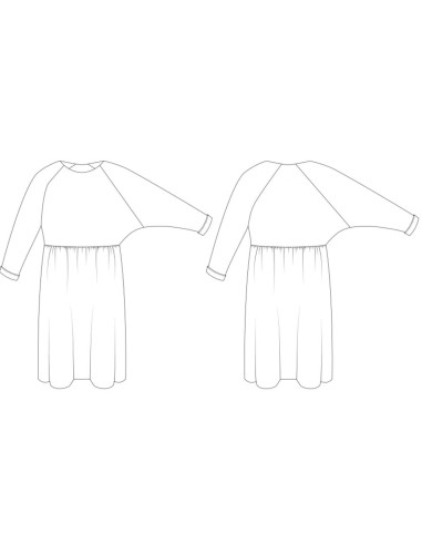 Padrão de vestido Cassiopée - I am patterns