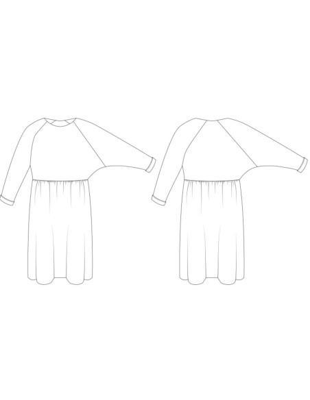 Padrão de vestido Cassiopée - I am patterns