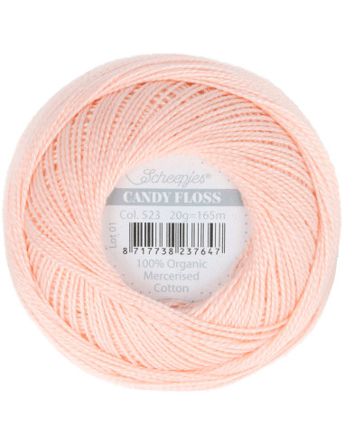 Fio de algodão perlé Scheepjes Candy Floss