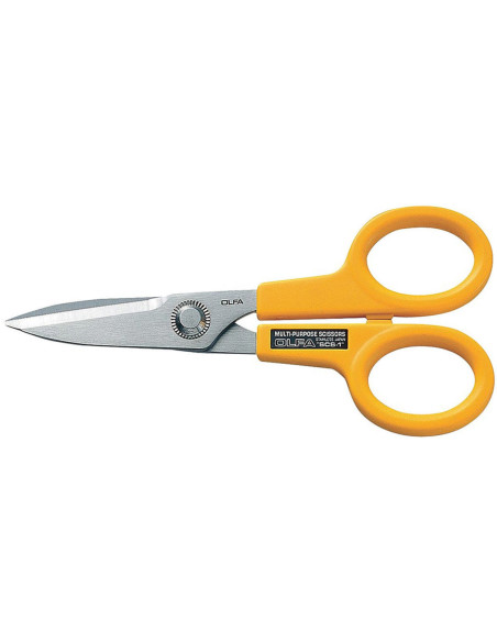 Tesoura multifuncional microdentada Olfa 14 cm
