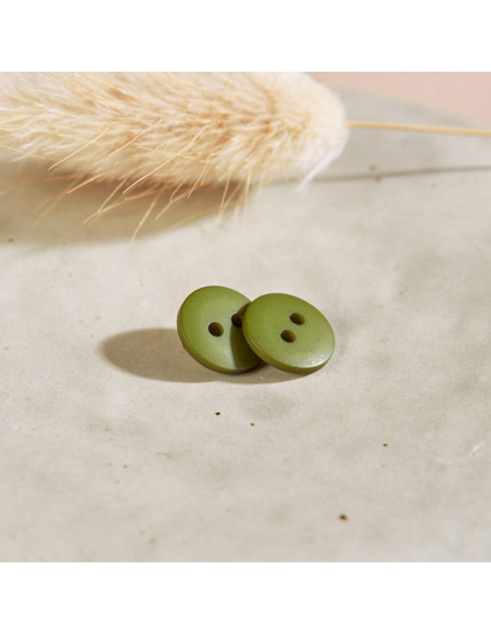 Botão Classic Mat - Folha de Matcha