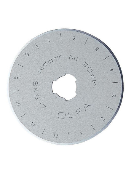 10 lâminas de reposição para cortador Olfa - 45 mm