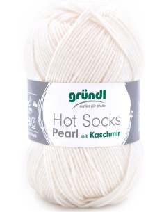 Lã para meias Hot Socks Pearl uni Gründl 2