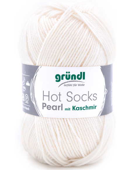 Fio para meias Hot Socks Pearl uni Gründl
