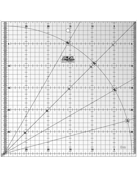 Regra de quilting Olfa 30 cm x 30 cm