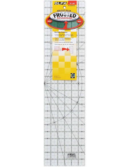 Régua patchwork Olfa 6 x 24 polegadas