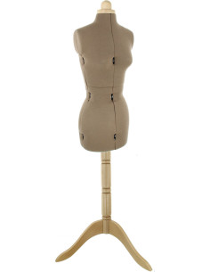 Manequim de costura Lady Valet Deluxe Caramelo tamanho 36 / 44