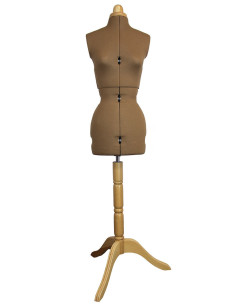 Manequim de costura Lady Valet Deluxe Caramelo tamanho 44 / 50