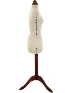 Manequim de costura Lady Valet Deluxe Cappuccino tamanho 44 / 50 2