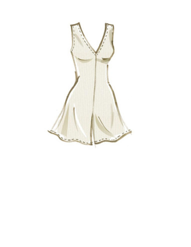 Molde de macacão, combinação, robe e cinto - McCall's 8245