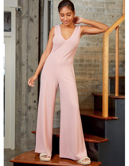 Molde de macacão, combinação, robe e cinto - McCall's 8245