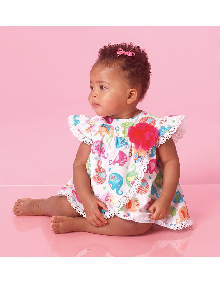 Molde de macacão para bebê - McCall's 7107