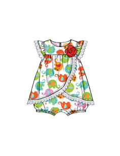 Molde de macacão para bebê - McCall's 7107 2