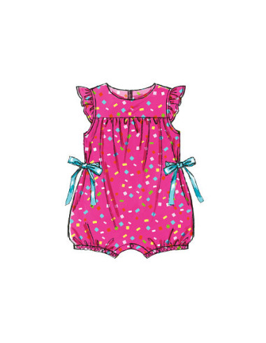 Molde de macacão para bebê - McCall's 7107