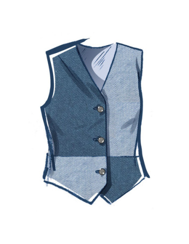 Molde de colete - McCall's 8442