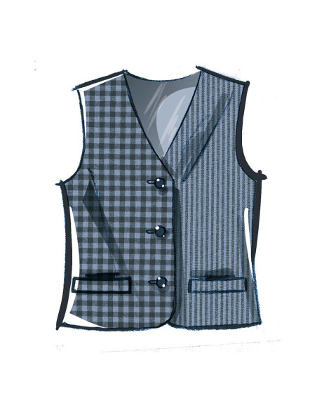 Molde de colete - McCall's 8442