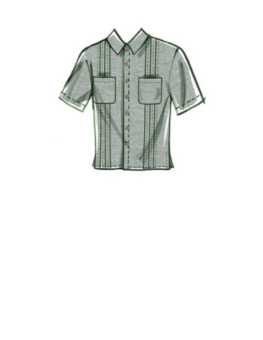Padrão de camisas e chapéu - McCall's 8263