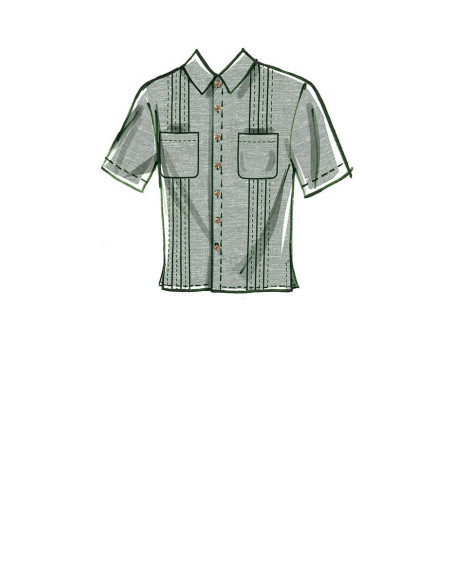 Padrão de camisas e chapéu - McCall's 8263