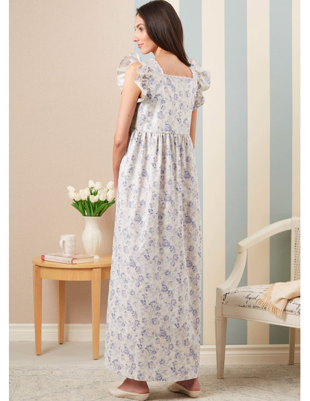 Padrão de robe, cinto para amarrar e camisa de dormir - McCall's 8381